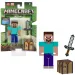 Minecraft: Zestaw figurek postaci Steve – Mattel