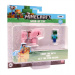 Minecraft figurka 3D z nakręcanym zwierzątkiem, 2. seria, w różnych wersjach, 1 szt.
