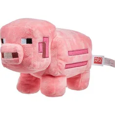 Minecraft: pluszowa figurka świnki - Mattel