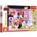 Minnie i Daisy brokatowe puzzle 100 elementów - Trefl