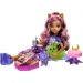 Monster High: Impreza Piżamowa Clawdeen Wolf lalka z akcesoriami - Mattel