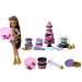 Monster High: Strasznie Słodkie Urodziny – Zestaw do dekoracji tortu z lalką Clawdeen Wolf - Mattel
