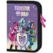 Monster High fioletowy rozkładany piórnik 21x14x3,5 cm