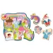 Montessori drewniane puzzle dla niemowląt – Sen