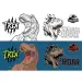 Must... Jurassic World zeszyt w linie z kolorowanką, 40 stron, dostępny w dwóch wersjach