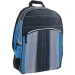 Must: Niebiesko-czarny plecak szkolny 2 w 1 z czterema przegrodami, 47x25x33 cm