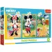 Myszka Miki Wakacje z przyjaciółmi 3x50 elementów puzzle - Trefl
