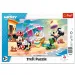 Myszka Miki Zabawa na plaży puzzle ramkowe 15 elementów - Trefl
