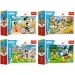 Myszka Miki pewnego dnia z przyjaciółmi, mini puzzle 54 elementów, 4 warianty – Trefl