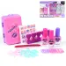Nail Art: Zestaw do manicure z walizką, lakierami do paznokci i akcesoriami