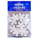 Nebulo: Zestaw 10 mini kartonowych dekoracji kwiatowych