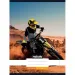 Nebulo: Zszyty gładki zeszyt w motywy motocrossowe 80-32 A4