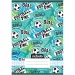 Nebulo: Zszyty notes w kratkę z napisem "football time" 27-32 A/5