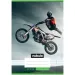 Nebulo: Zszyty zeszyt w linie z motywem freestyle motocross dla klasy 4, format A5, 21-32