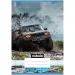 Nebulo: Zszywany zeszyt w linię do klasy 2 z motywem terenowego samochodu off-road, 16-32 kartki, format A5