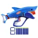 Nerf: Sharkfire wyrzutnia piankowa z 8 nabojami - Hasbro