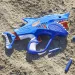 Nerf: Sharkfire wyrzutnia piankowa z 8 nabojami - Hasbro