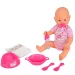 New Born Baby - lalka siusiająca z akcesoriami, 38 cm - Simba Toys zdjęcie 2