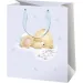 Niebieska torba prezentowa z misiem 11x15x6cm