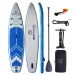 Niebiesko-biały zestaw SUP Stand Up Paddle SP-335 o długości 335 cm - Spartan