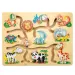 Niesamowite zwierzęta drewniane puzzle