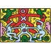 Novo Art: Keith Haring - Obraz bez tytułu 1000-elementowe puzzle - Clementoni