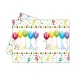 Obrus plastikowy "Happy Birthday" 120x180 cm