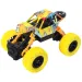 Off-Road żółty samochód rajdowy z mechanizmem pull-back 1/32