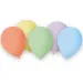 Pastelowe balony – zestaw 12 sztuk