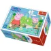 Peppa Pig najpiękniejsze dni 54-elementowe mini puzzle 4 rodzaje - Trefl