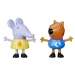 Peppa Świnka: Emily Słoń i Freddy Lis zestaw figurek 2 sztuki - Hasbro