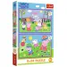 Peppa na placu zabaw 2x24-elementowe puzzle – Trefl