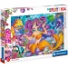 Piękna Syrenka Supercolor puzzle biżuteryjne 104 elementy - Clementoni