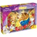 Piękna i Bestia 2 w 1 puzzle i kolorowanka 108 elementów 50x35 cm – Lisciani