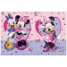 Plastikowy obrus z motywem Myszki Minnie i Daisy, 120x180 cm
