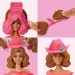 Play-Doh: Barbie zestaw z motywami kwiatów i frędzlami - Hasbro