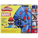 Play-Doh: Marvel Bohaterskie przygody — zestaw masy plastycznej z 3 figurkami - Hasbro