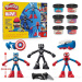 Play-Doh: Marvel Bohaterskie przygody — zestaw masy plastycznej z 3 figurkami - Hasbro