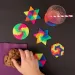 PlayBox: 5 mm neonowe kolorowe koraliki MIDI do prasowania w wiaderku, opakowanie 20 000 sztuk