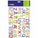 PlayBox: 5 mm płytka bazowa do nakładania żelazkiem koralików MIDI - litery, cyfry i symbole