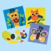PlayBox: Geometryczne kształty z filcu samoprzylepne, zestaw 500 sztuk