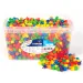 PlayBox: Kolorowa mozaika z pinezkami, zestaw 1600 sztuk w wiaderku, 1,5 cm
