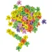 PlayBox: Kolorowe piankowe puzzle z różnymi kolorami i literami 2000 sztuk 20x20mm