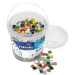 PlayBox: Kolorowy kreatywny miks mozaik 12x12 mm, opakowanie 600 sztuk