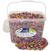 PlayBox: Kolorowy mix 60 000 sztuk koralików MIDI do prasowania, 5 mm, w wiaderku