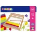 PlayBox: Kompletny zestaw tkacki z nićmi i kwadratową ramą tkacką