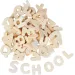 PlayBox: Naturalne drewniane litery, rozmiar 22 mm, opakowanie 300 sztuk