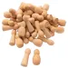 PlayBox: Naturalne drewniane pionki 40x47mm, opakowanie 50 sztuk