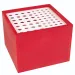 PlayBox: Pudełko na pędzle z 64 miejscami, 13x13x10 cm.