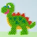 PlayBox: XL podkładka do układania koralików do prasowania z motywem dinozaura, 1 szt.